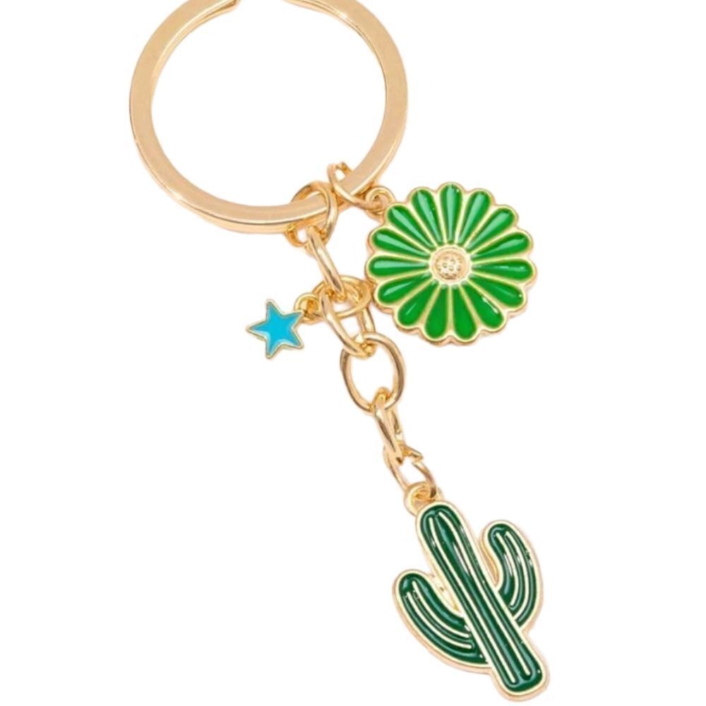 Cactus 🌵 Charm Keychain - Picture 5 of 6